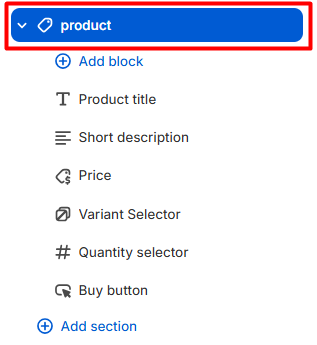 Product Page Structure
